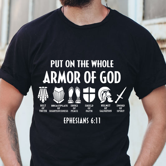 Black Armor of God Christian Merch